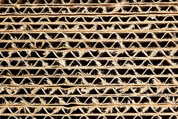 Image showing Corrugated cardboard texture