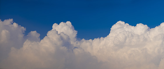Image showing cloudy blue sky