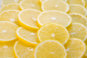 Image showing Background with lemon slices