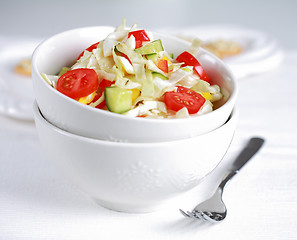 Image showing Healthy cabbage salat - fatburner