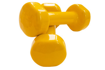 Image showing dumbbells(clipping path included)