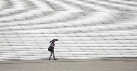 Image showing Paris in rain