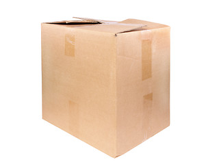 Image showing The big cardboard box