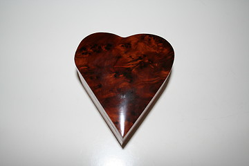 Image showing Heart in wood