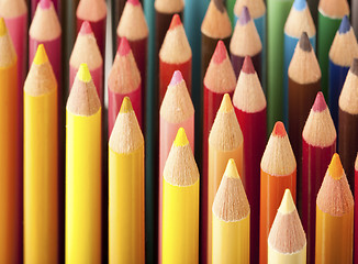 Image showing Colored pencils