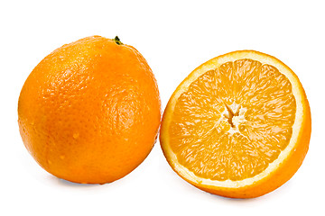 Image showing Oranges on a white background