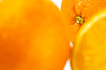 Image showing Oranges on a white background