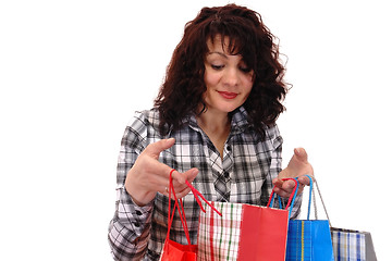 Image showing girl with buying