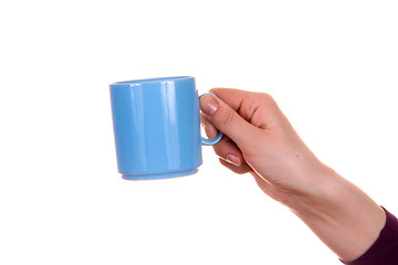 Image showing hand with mug