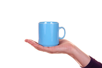 Image showing hand with mug