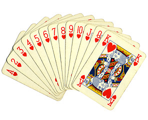 Image showing Pocker full scale cards