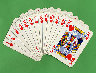 Image showing Pocker full scale cards