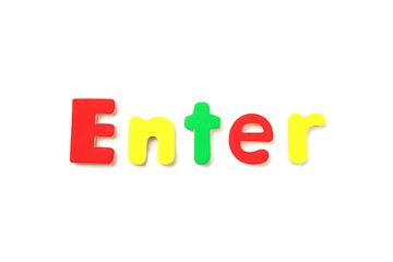 Image showing Enter