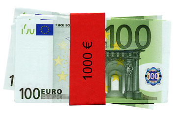 Image showing Euro notes