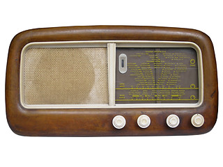 Image showing Old AM radio tuner