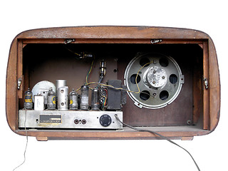 Image showing Old AM radio tuner