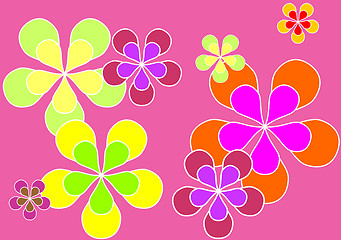 Image showing Flowers wallpaper