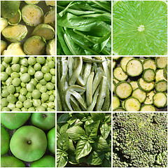 Image showing Vegetables collage