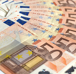 Image showing Euro notes