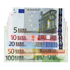 Image showing Euro notes