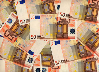 Image showing Euro notes