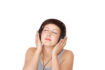 Image showing  Listening to Music