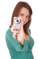 Image showing woman talking a picture
