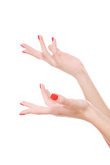 Image showing Beautiful female hands