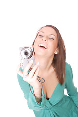 Image showing woman talking a picture