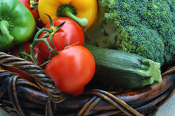 Image showing Vegetables in the basket