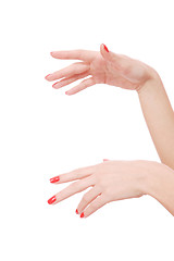 Image showing Beautiful female hands