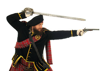 Image showing Scottish warrior