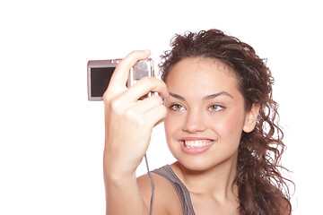 Image showing woman talking a picture
