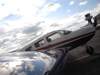 Image showing Aircraft & Tower