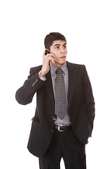 Image showing businessman on the phone