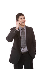 Image showing businessman on the phone