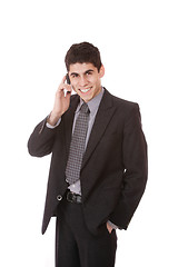 Image showing businessman on the phone