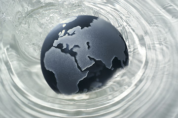 Image showing Glass globe