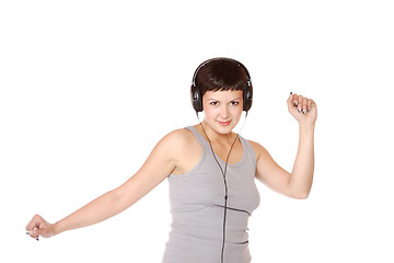 Image showing  Listening to Music