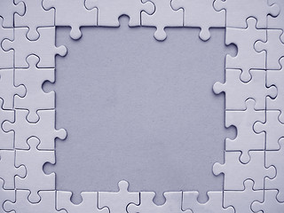 Image showing Jigsaw frame