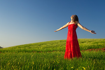 Image showing Beautiful young woman