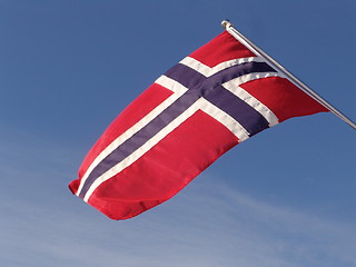 Image showing Norwegian flag