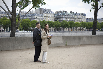 Image showing Tourists Paris