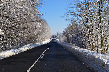 Image showing Winter road