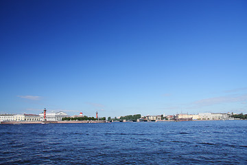 Image showing Blue sky over Saint Petersburg