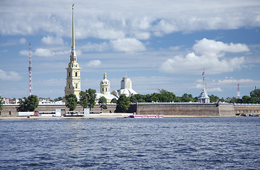 Image showing Peter and Pavel Fortress skyline