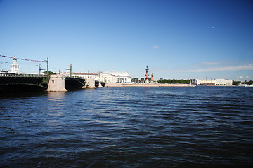 Image showing Bridge to Vasilievsky island