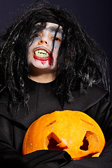 Image showing Vampire at Halloween