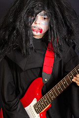 Image showing Vampire with guitar