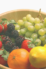 Image showing bowl of fruit
